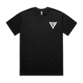 Front view of official Elijah Wiese Jersey Tee in black
