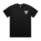 Front view of official Elijah Wiese Jersey Tee in black