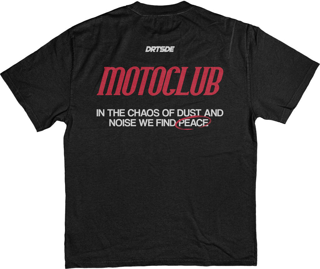 Motoclub Tee | Faded Black