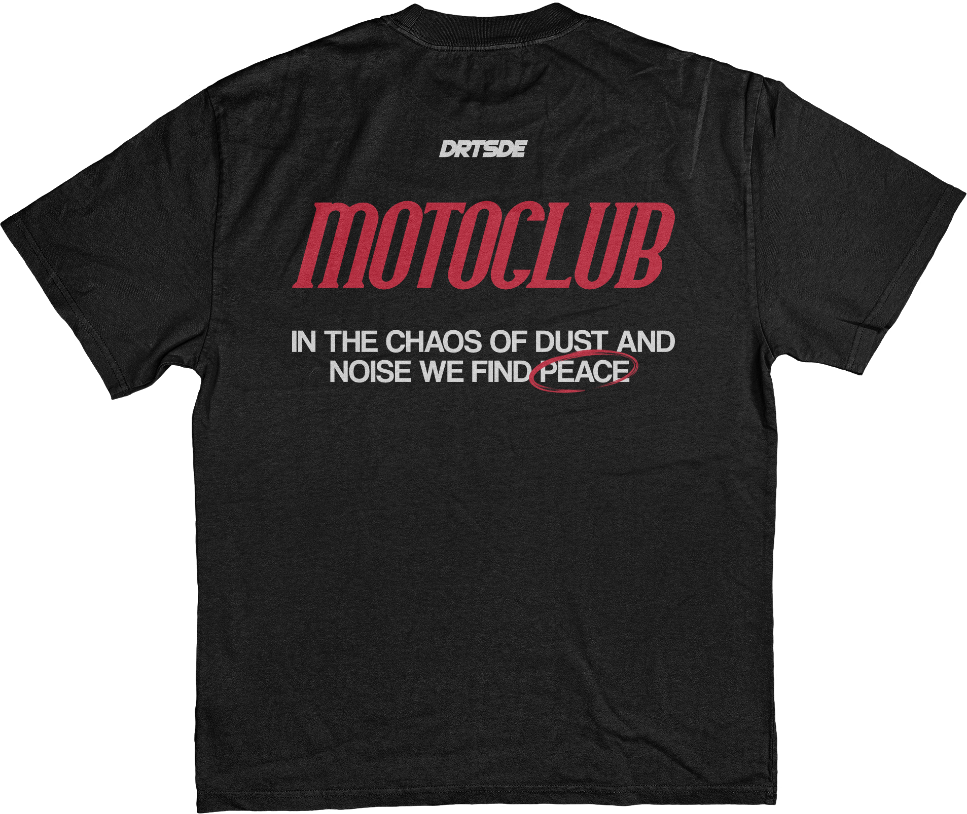 Motoclub Tee | Faded Black