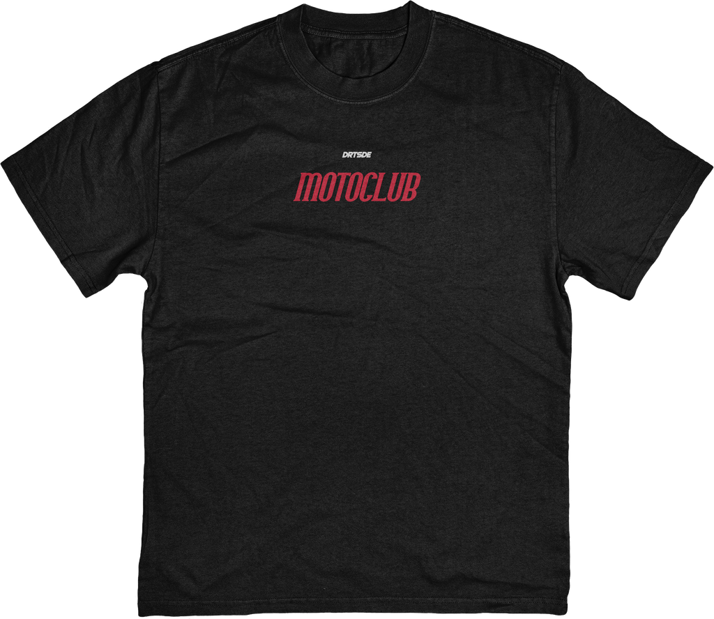 Motoclub Tee | Faded Black