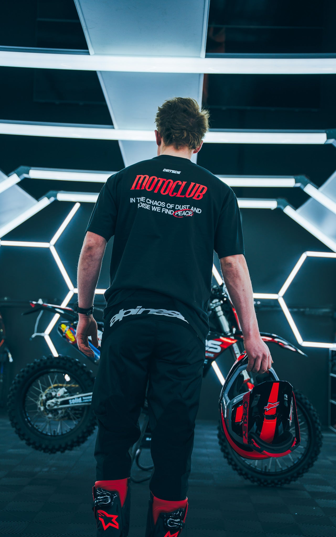 Motoclub Tee | Faded Black