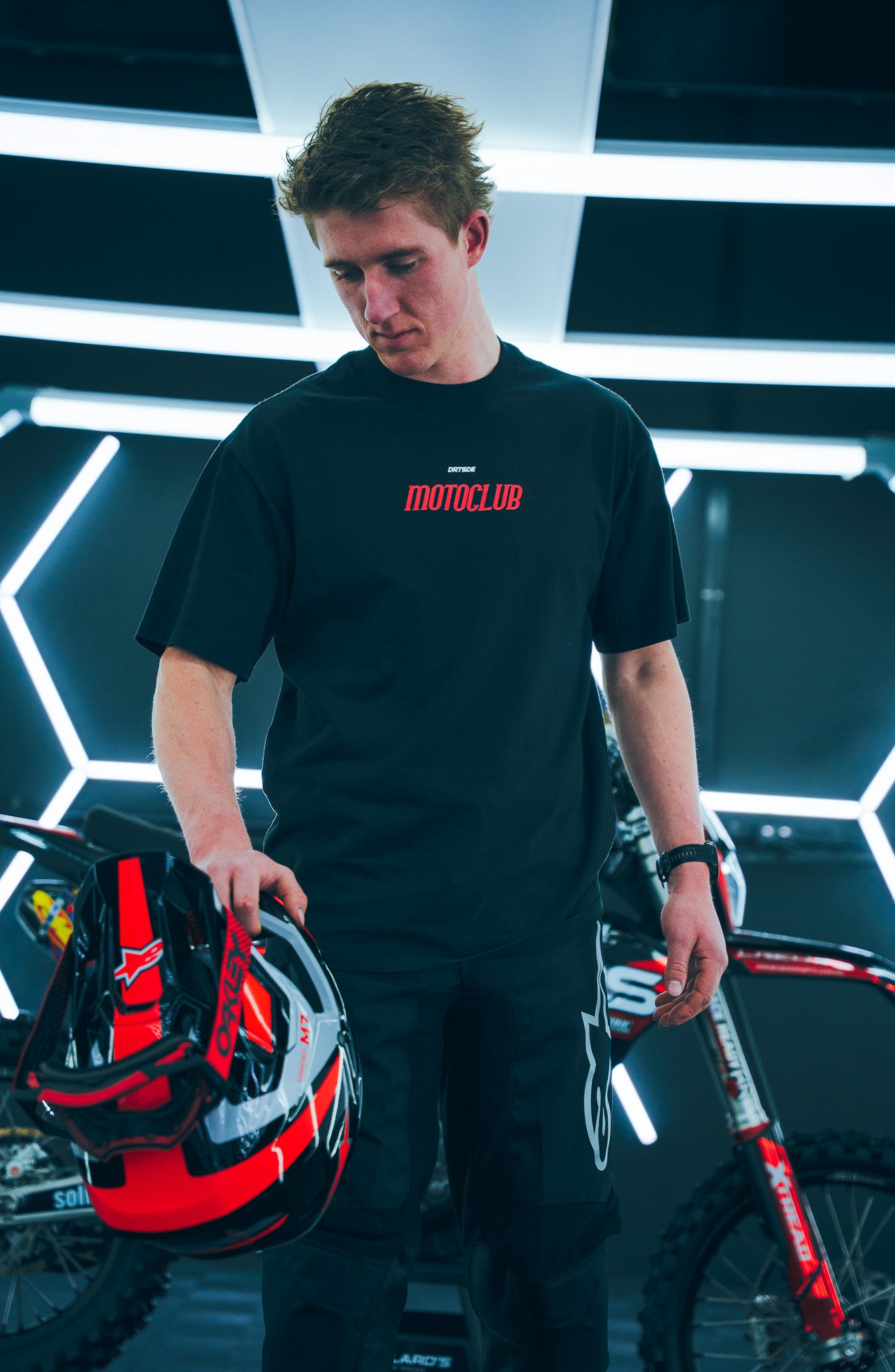 Motoclub Tee | Faded Black