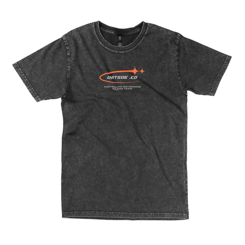 Front view of the Dirtside Co Hype motocross graphic T-shirt