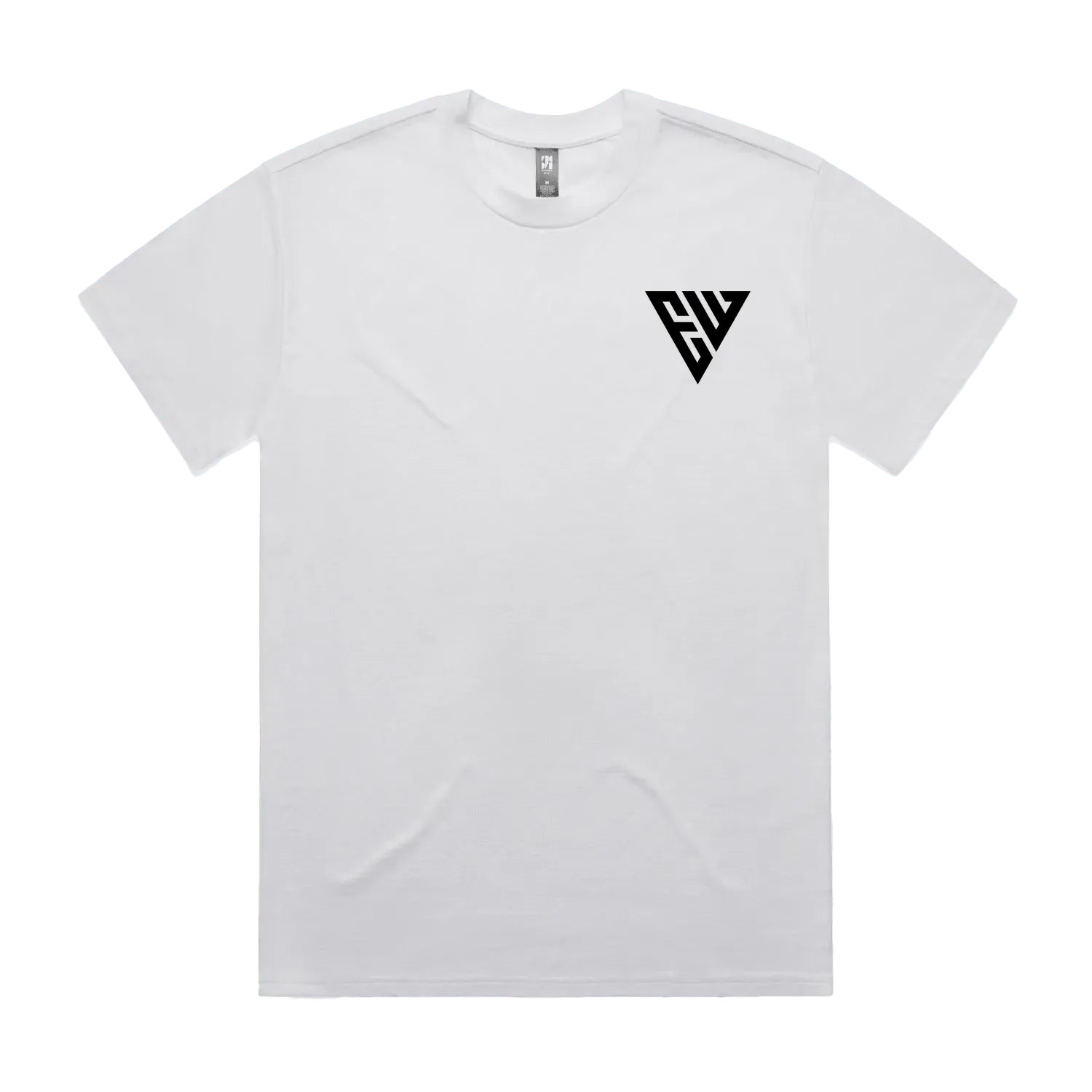 White front flat lay