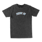 Front view of the Dirtside Co Adelaide heavyweight graphic T-shirt
