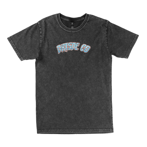 Front view of the Dirtside Co Adelaide heavyweight graphic T-shirt