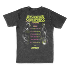 Back view of the Australian Tour motocross graphic T-shirt from Dirtside Co