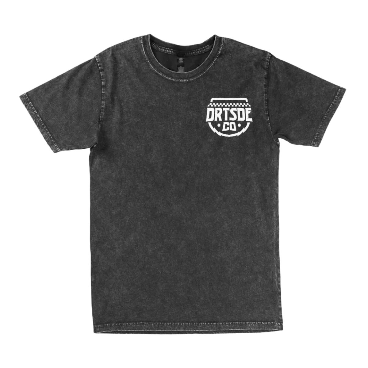 DRTSDE Badge Tee heavyweight graphic T-shirt product mockup