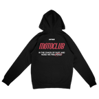 Back view of the Dirtside Co Motoclub pullover hoodie